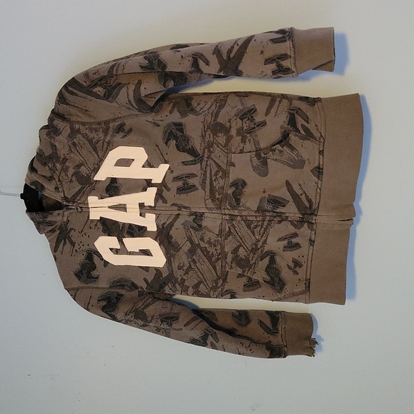 GAP Star Wars Faux Fur-Lined Sweatshirt/Hoodie Boy's Size 8 - Picture 1 of 9